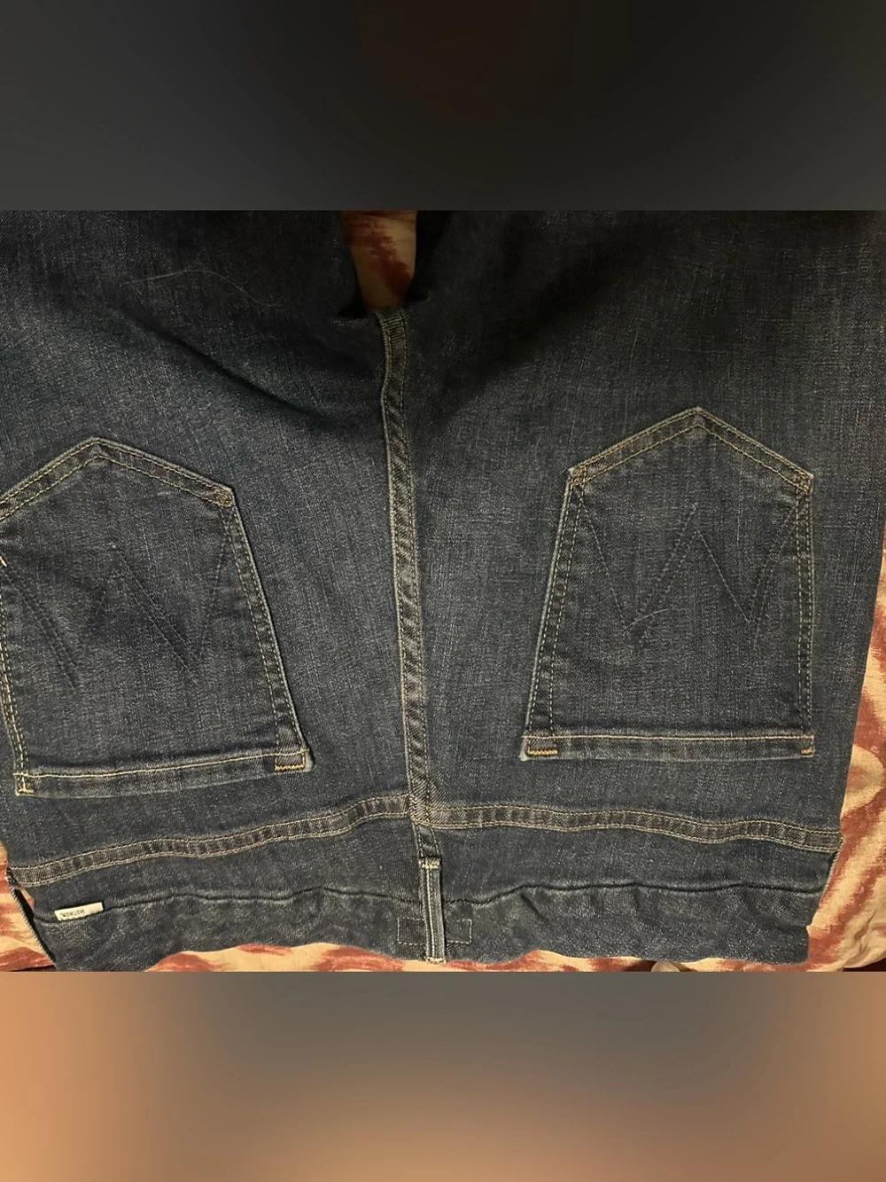 Mother jeans the looker crop in switch it up High-Rise Women's Jeans 32 - Picture 9 of 14